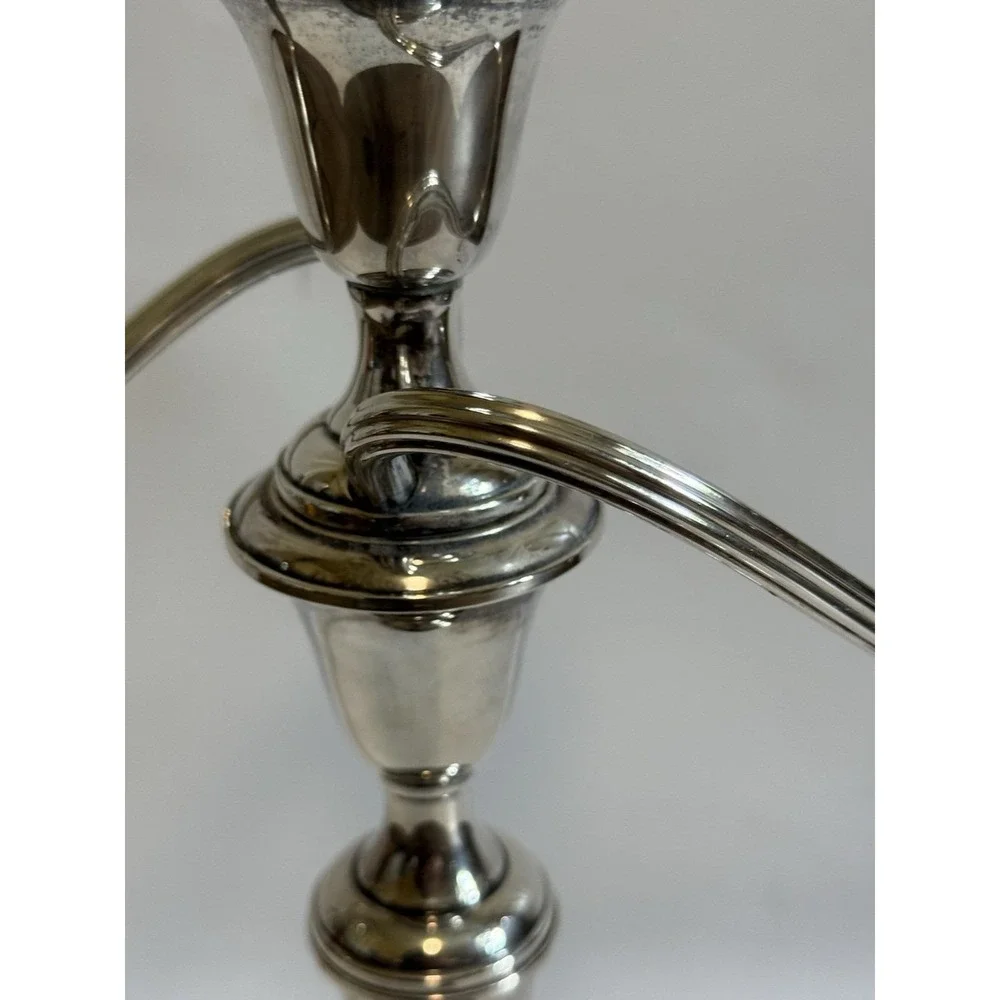 Vintage Gorham Sterling Silver three light candleabra